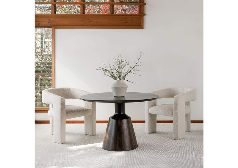KY-1003-25-0 Myron Dining Table Dark Brown