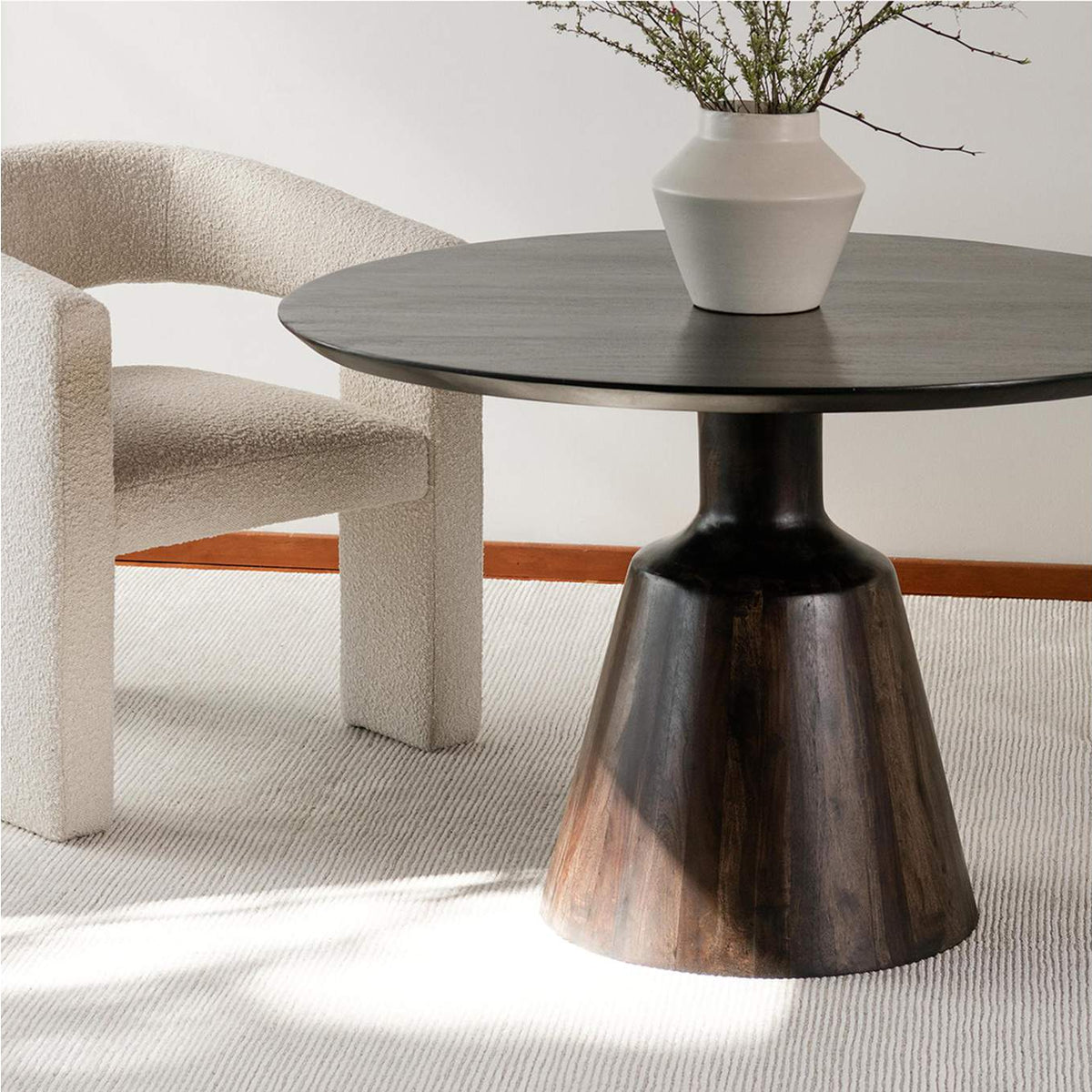 KY-1003-25-0 Myron Dining Table Dark Brown