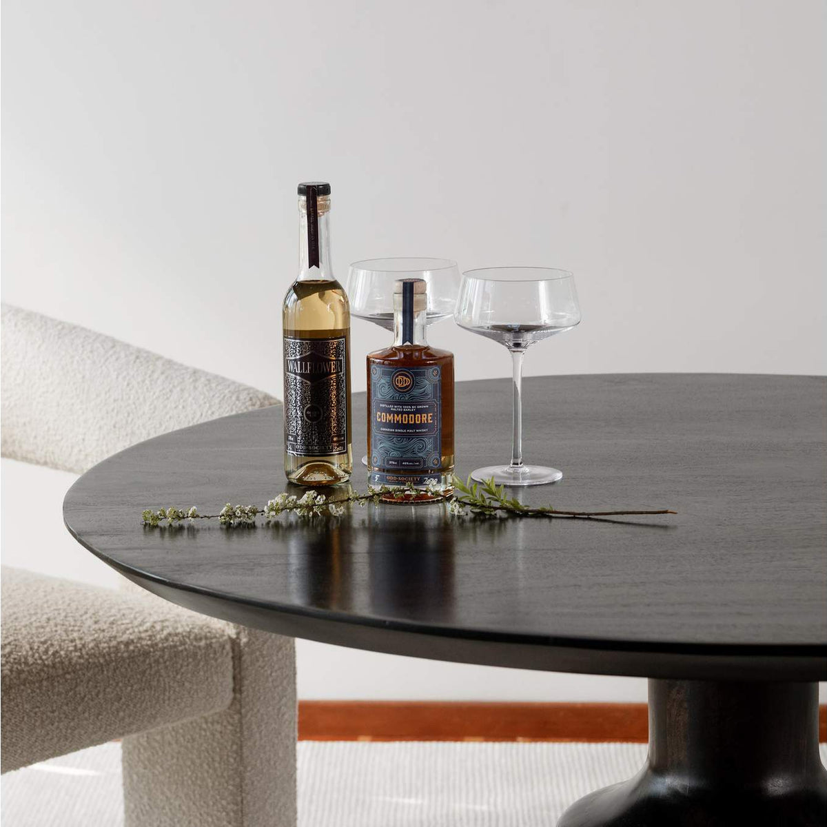 KY-1003-25-0 Myron Dining Table Dark Brown