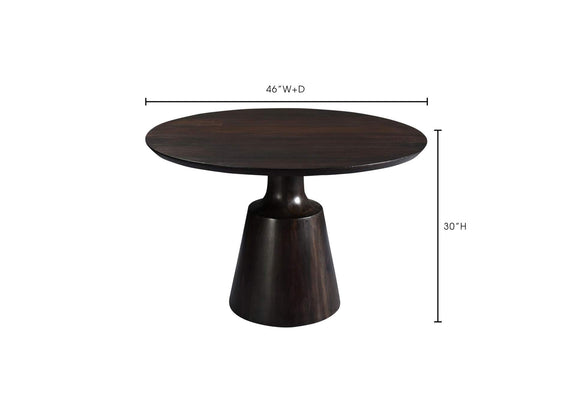KY-1003-25-0 Myron Dining Table Dark Brown