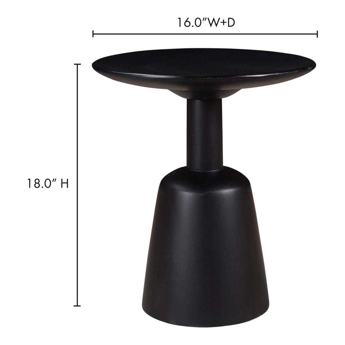 KY-1014-07 Nels End Table Black