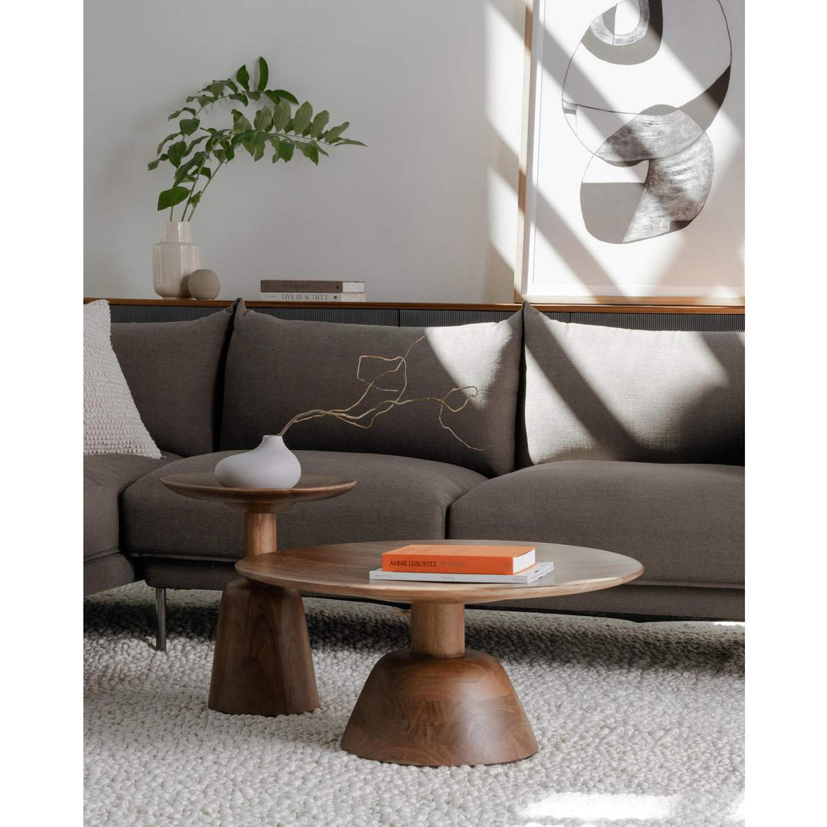 KY-1014-20 Nels End Table Dark Brown