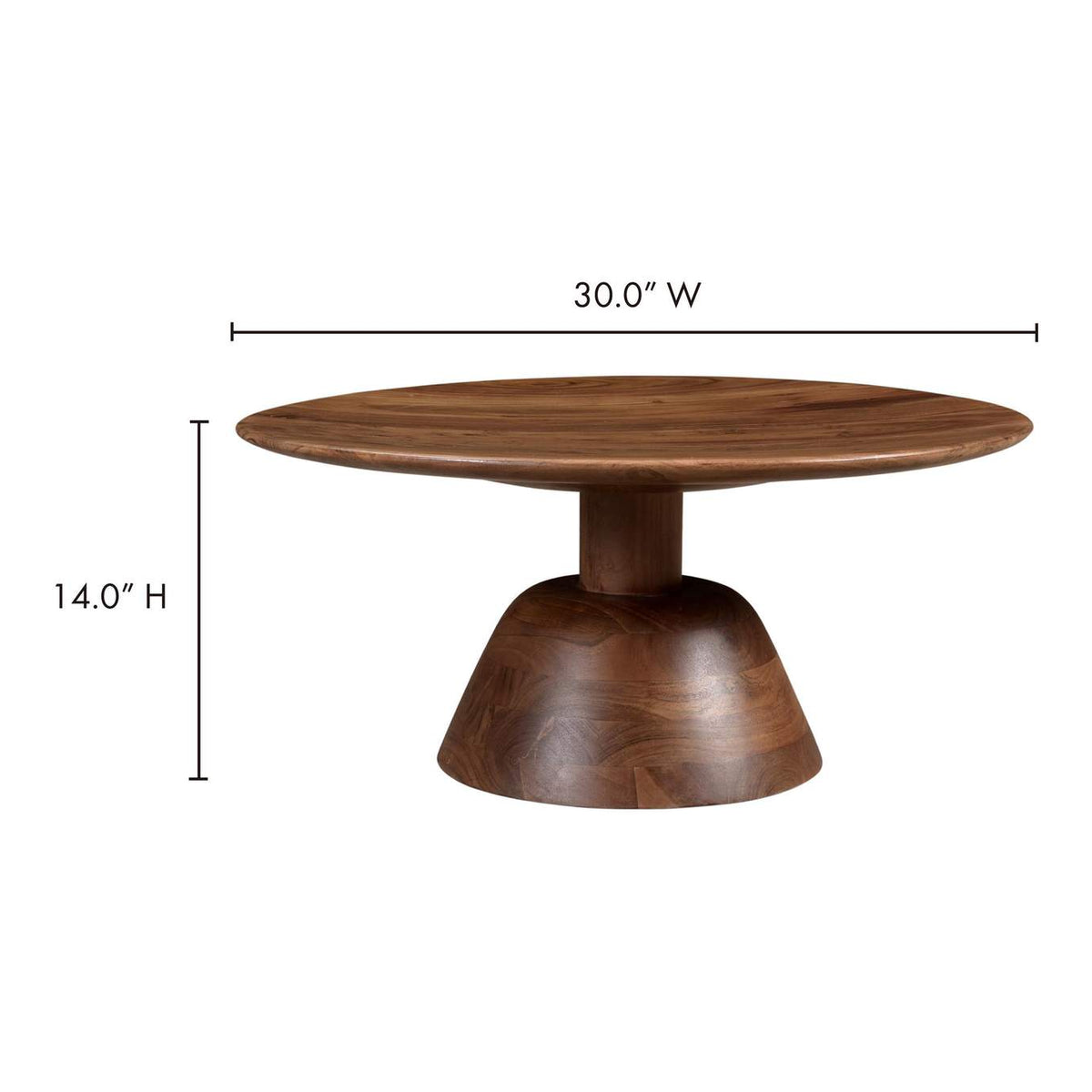 KY-1018-20 Nels Coffee Table Dark Brown