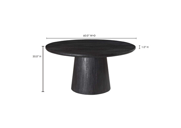 KY-1020-02-0 Cember Dining Table Black