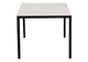 KY-1021-02-0 Parson Marble Small Dining Table White