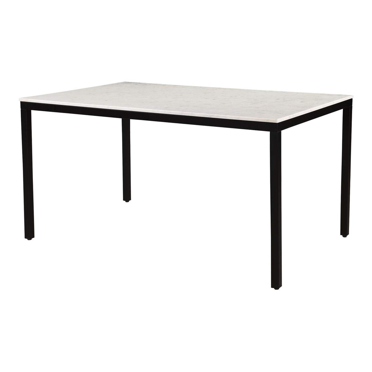 KY-1021-02-0 Parson Marble Small Dining Table White