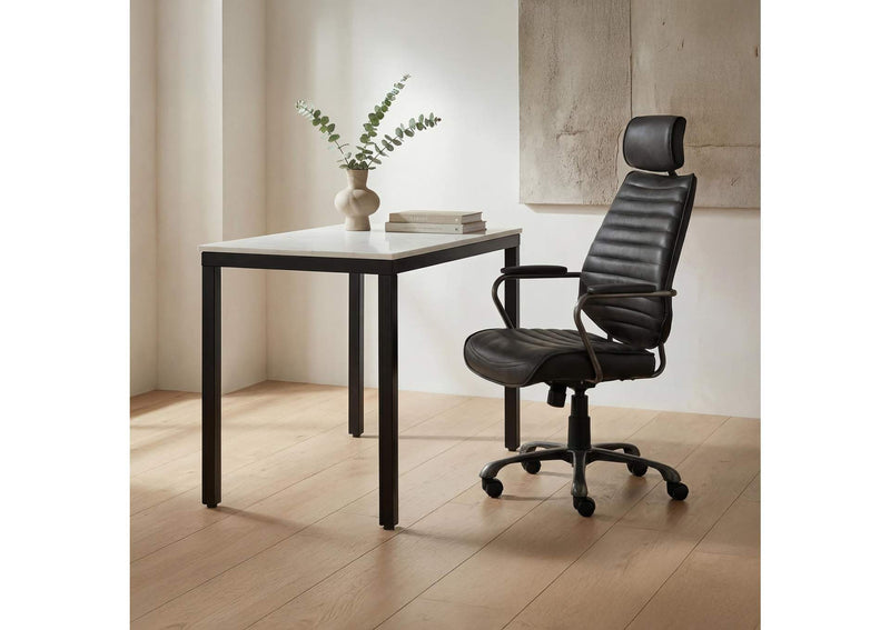 KY-1025-02-0 Parson Marble Mini Desk White