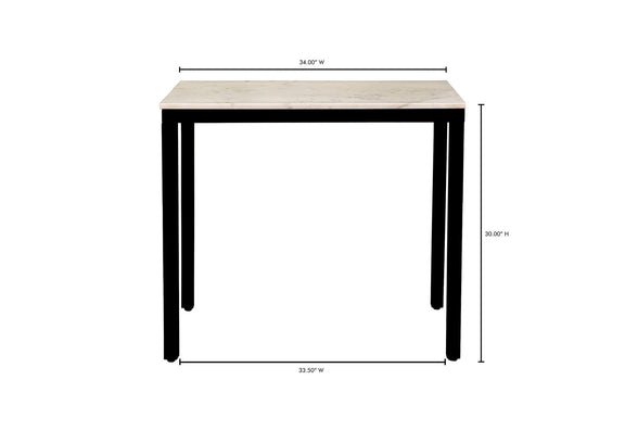 KY-1025-02-0 Parson Marble Mini Desk White