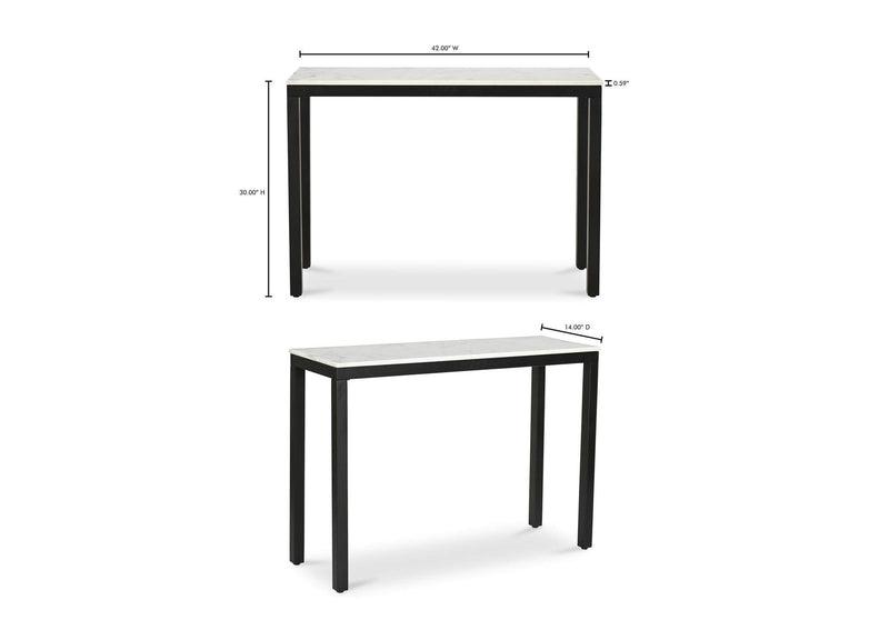 KY-1035-02-0 Parson Console Table White