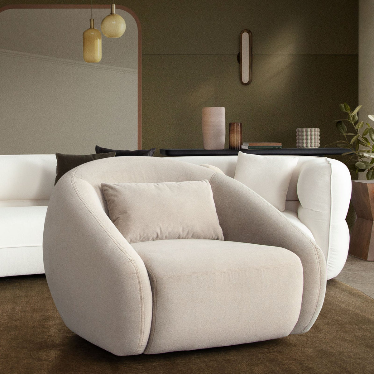 Lena Swivel Accent Chair