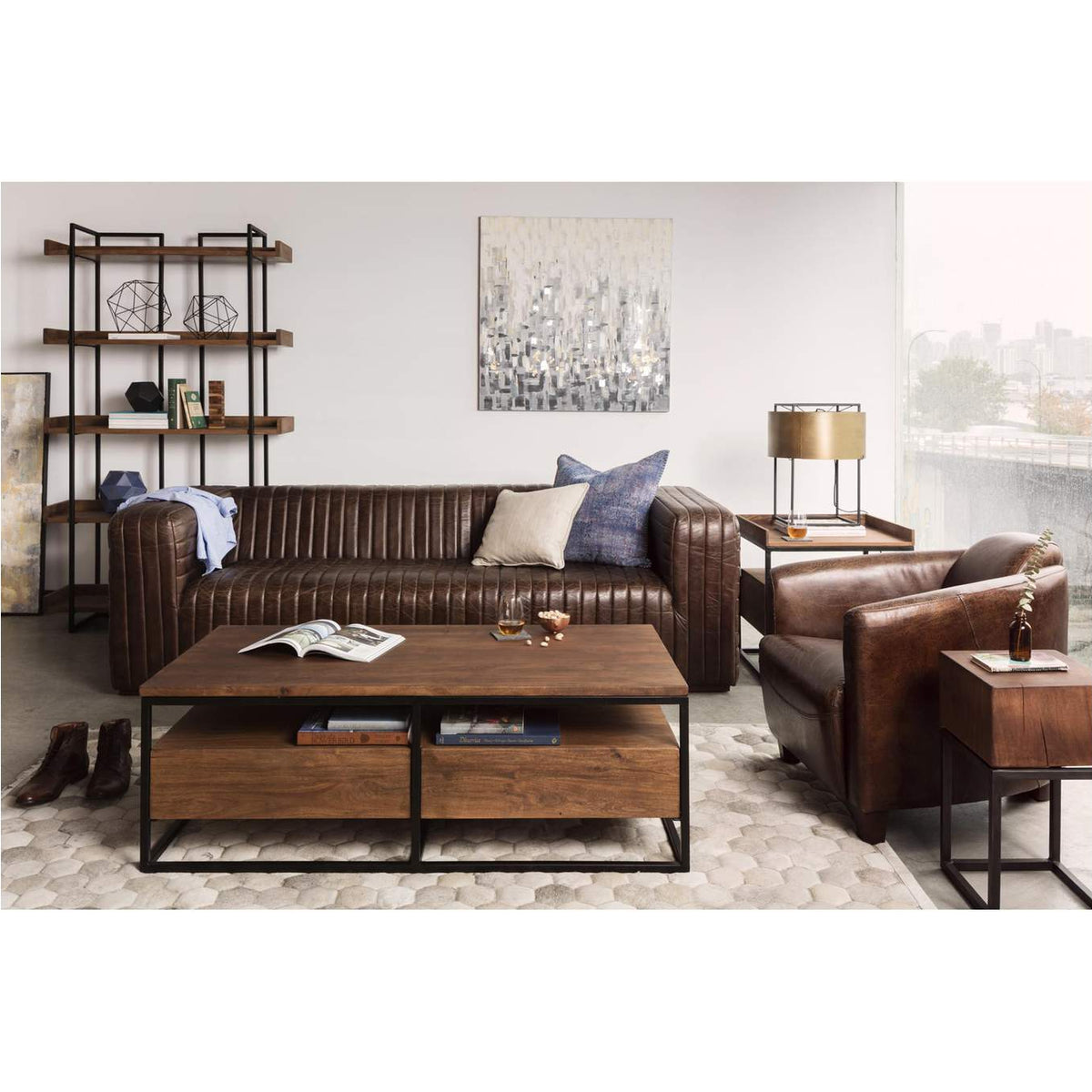 LX-1024-03 Vancouver Coffee Table Light Brown