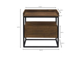 LX-1025-03 Vancouver Side Table Light Brown