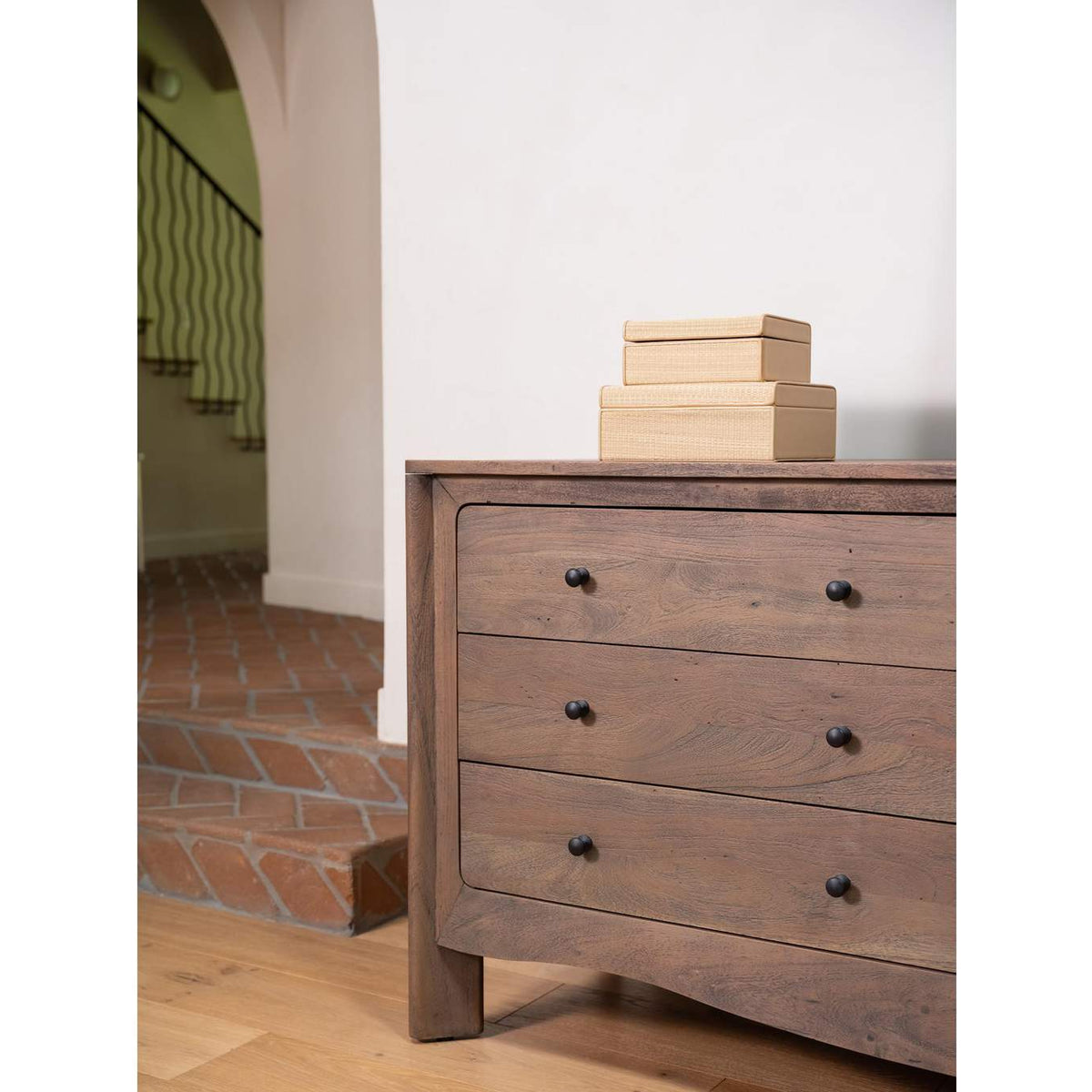 LX-1086-20 Mabel 6 Drawer Dresser Dark Brown