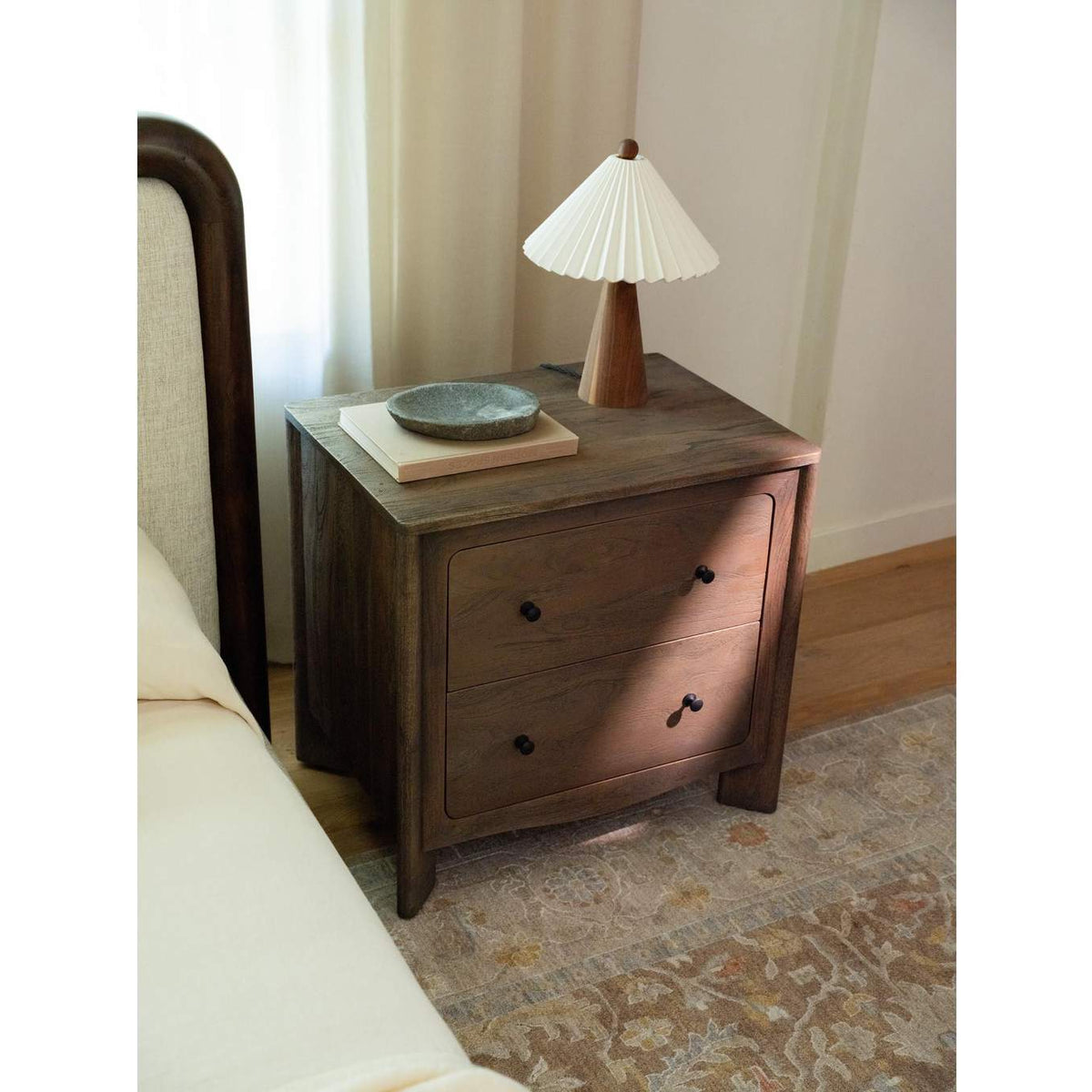 LX-1087-20 Mabel Nightstand Dark Brown