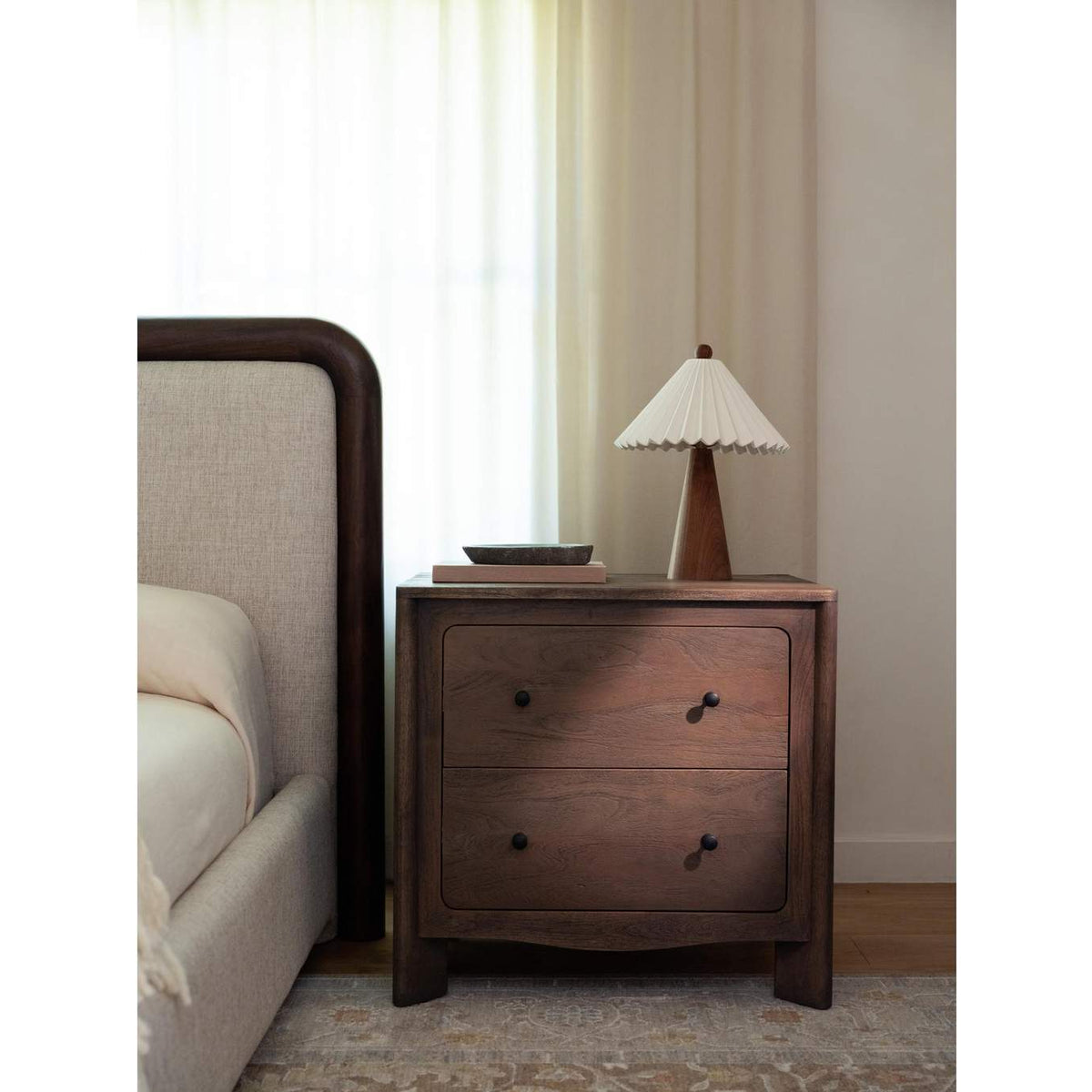 LX-1087-20 Mabel Nightstand Dark Brown