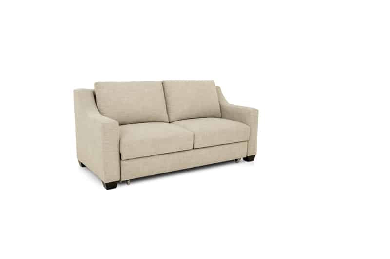 Beige sofa on a white background