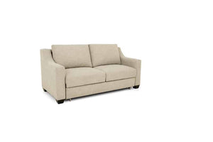 Beige sofa on a white background