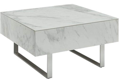 i34877 1498 White marble Coffee Table