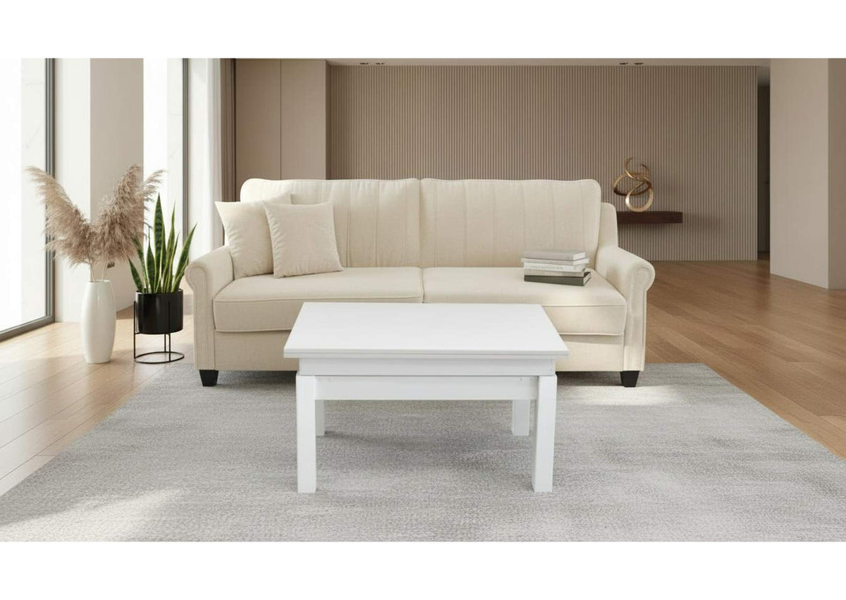 i39238 Cosmos Rectangular Transformer Table White