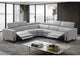 i37322 2787 Sectional with Recliners â€“ Light Grey