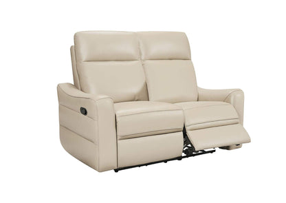 i42763 3517 Cream Loveseat w/ manual recliners