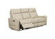 i42537 3517 Cream Sofa w/ manual recliners