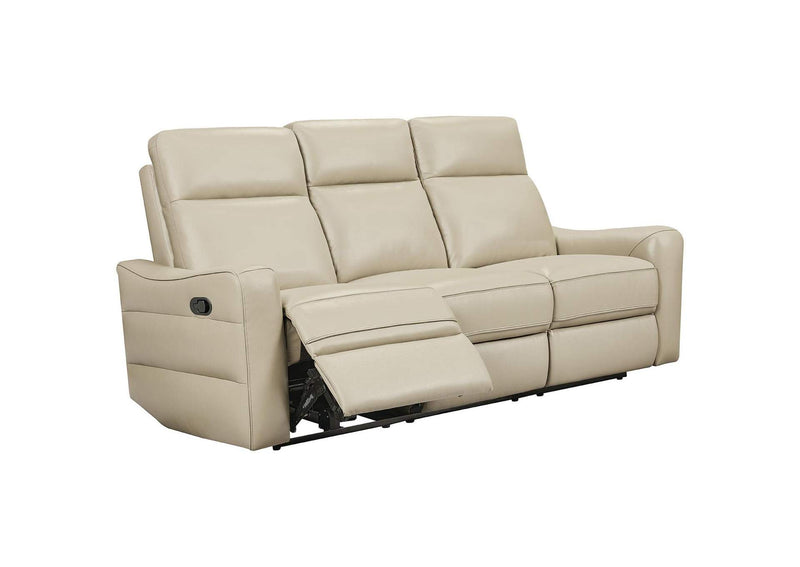 i42537 3517 Cream Sofa w/ manual recliners