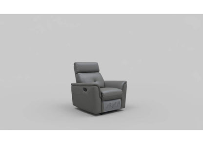 i42835 8501 Dark Grey Chair w/Manual Recliner