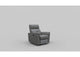 i42835 8501 Dark Grey Chair w/Manual Recliner