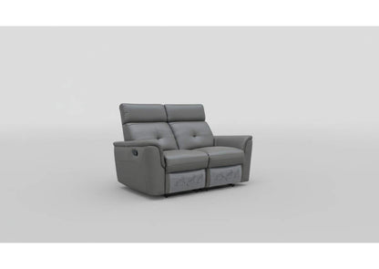 i42831 8501 Dark Grey Loveseat w/Manual Recliner