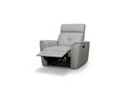 i42844 8501 Light Grey Chair w/Manual Recliner