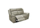 i42800 9015 Grey Loveseat w/ manual recliners
