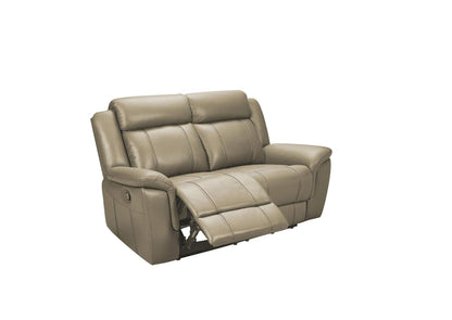 i42816 9015 Taupe Loveseat w/ manual recliner