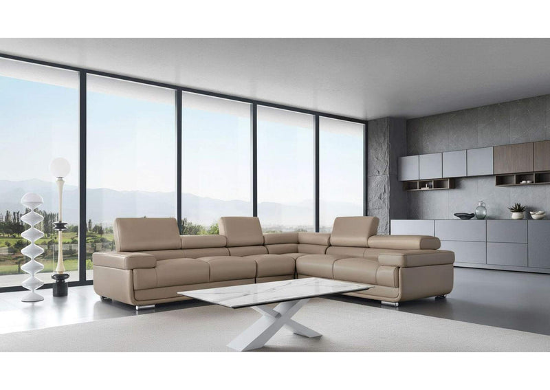 i42492 2119 Sectional - Cream Beige