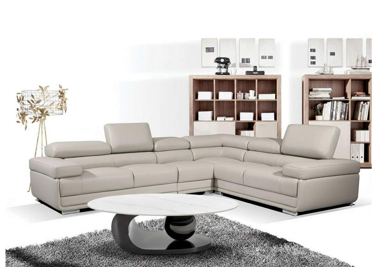 i17280 2119 Sectional - Light Grey