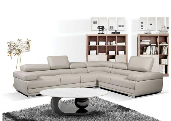 i17280 2119 Sectional - Light Grey