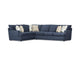 i43372 Oscar Sectional in Fabric Blue