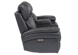 SU-9102-94-1394-73 Sunset Trading Luxe Leather Reclining Loveseat with Power Headrest and Console