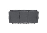 SU-9102-94-1394-58 Sunset Trading Luxe Leather Reclining Sofa with Power Headrest