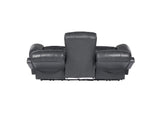 SU-9102-94-1394-58 Sunset Trading Luxe Leather Reclining Sofa with Power Headrest