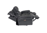 SU-9102-94-1394-58 Sunset Trading Luxe Leather Reclining Sofa with Power Headrest