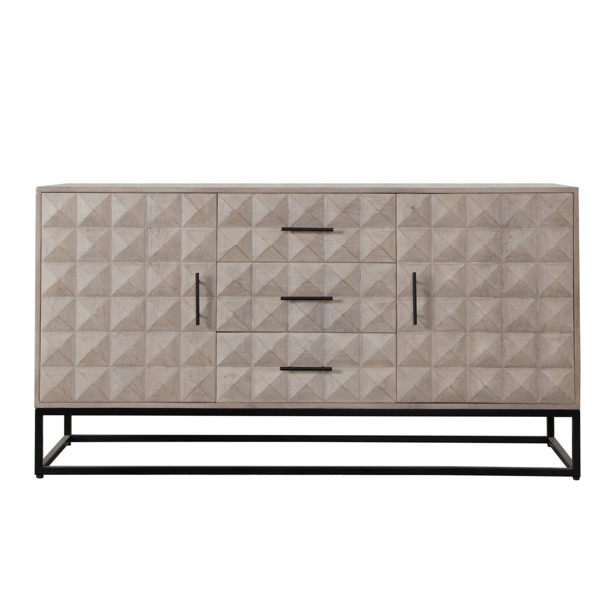 Madera 3-Drawer/2-Door Solid Wood Dresser