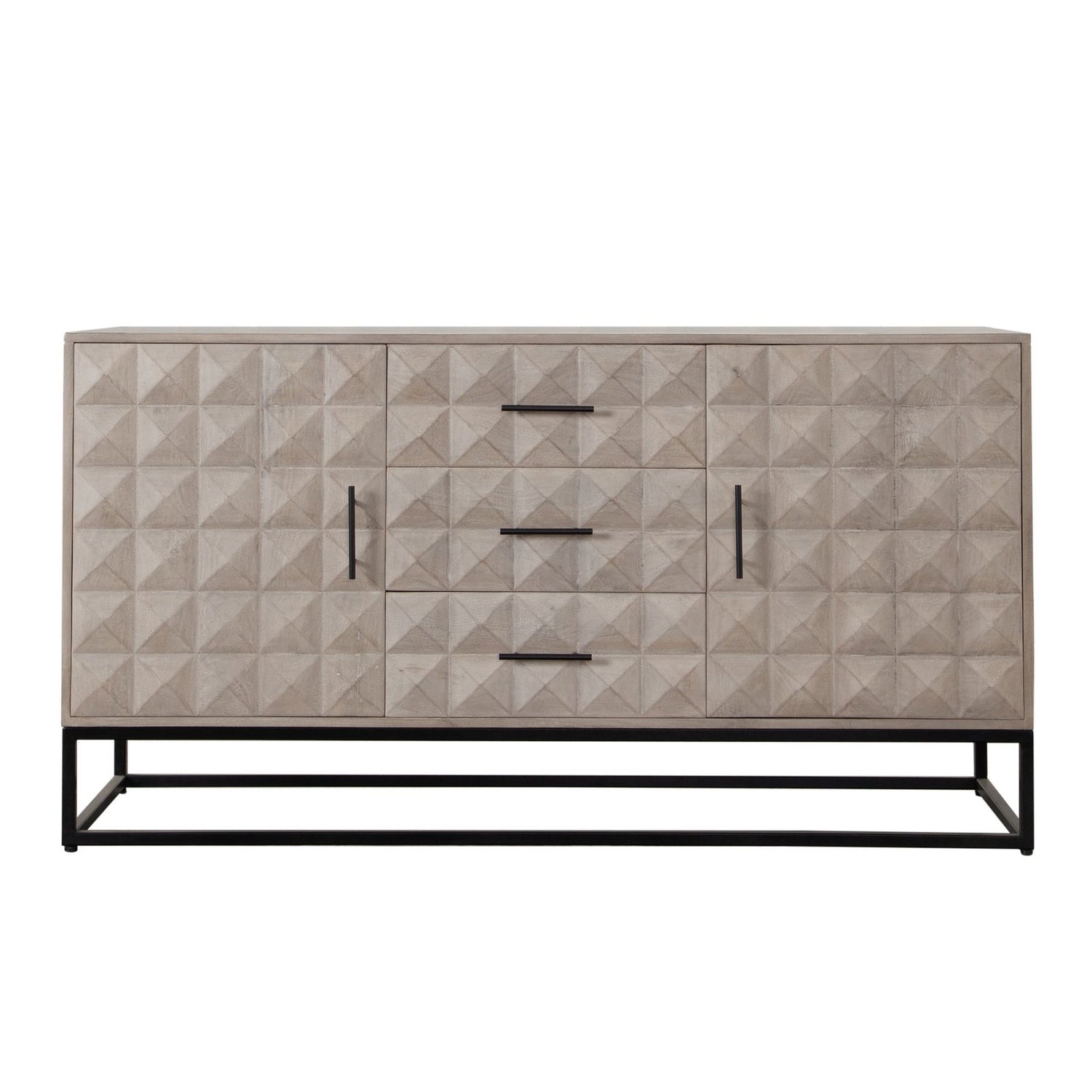 Madera 3-Drawer/2-Door Solid Wood Dresser