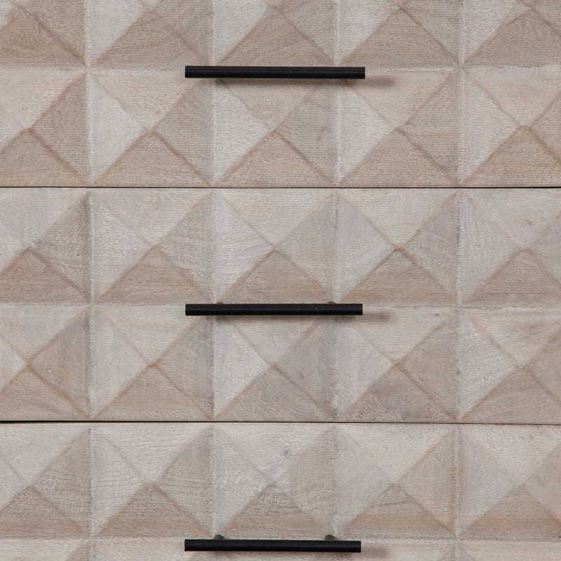 Madera 3-Drawer/2-Door Solid Wood Dresser