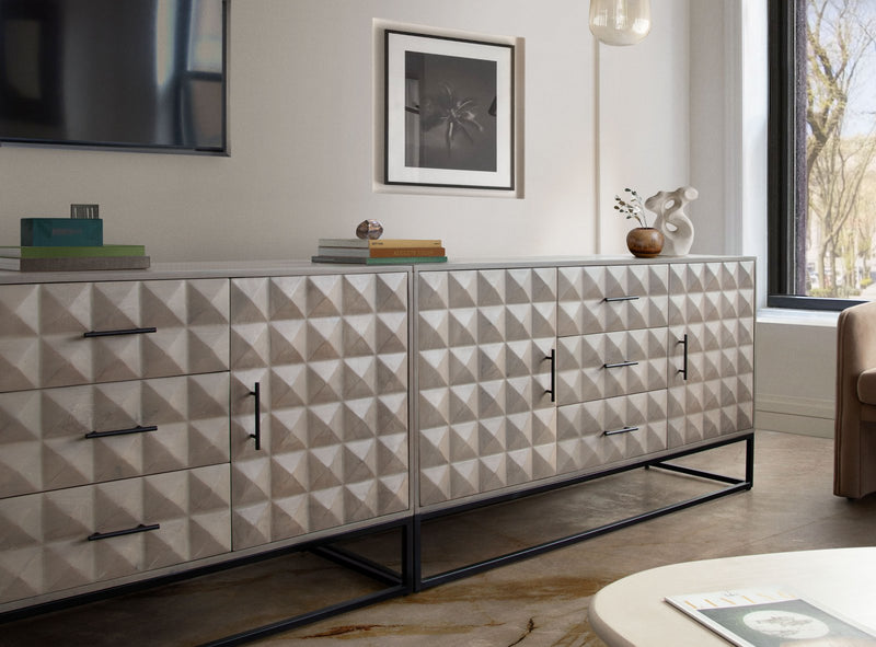 Madera 3-Drawer/2-Door Solid Wood Dresser