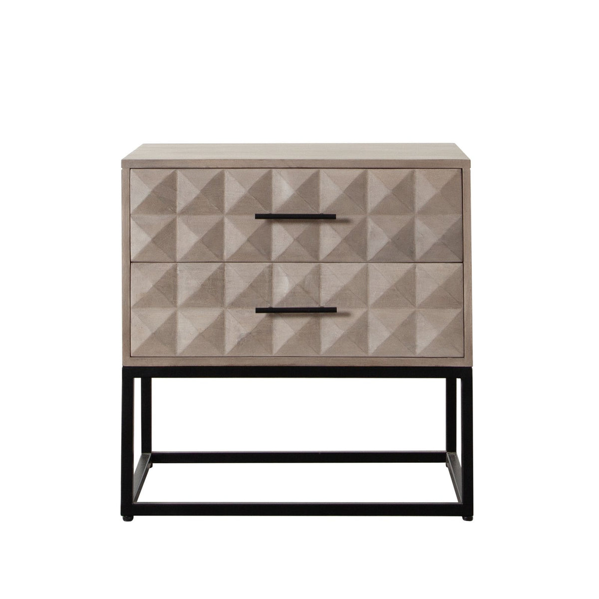 Madera 2-Drawer Solid Wood Accent Table