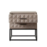 Madera 2-Drawer Solid Wood Accent Table