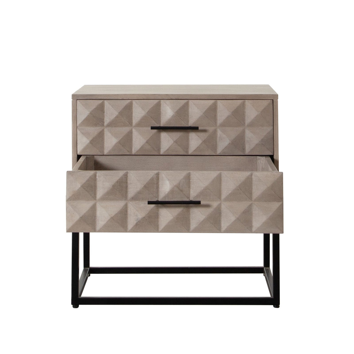 Madera 2-Drawer Solid Wood Accent Table