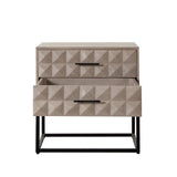 Madera 2-Drawer Solid Wood Accent Table