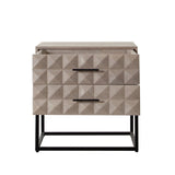 Madera 2-Drawer Solid Wood Accent Table